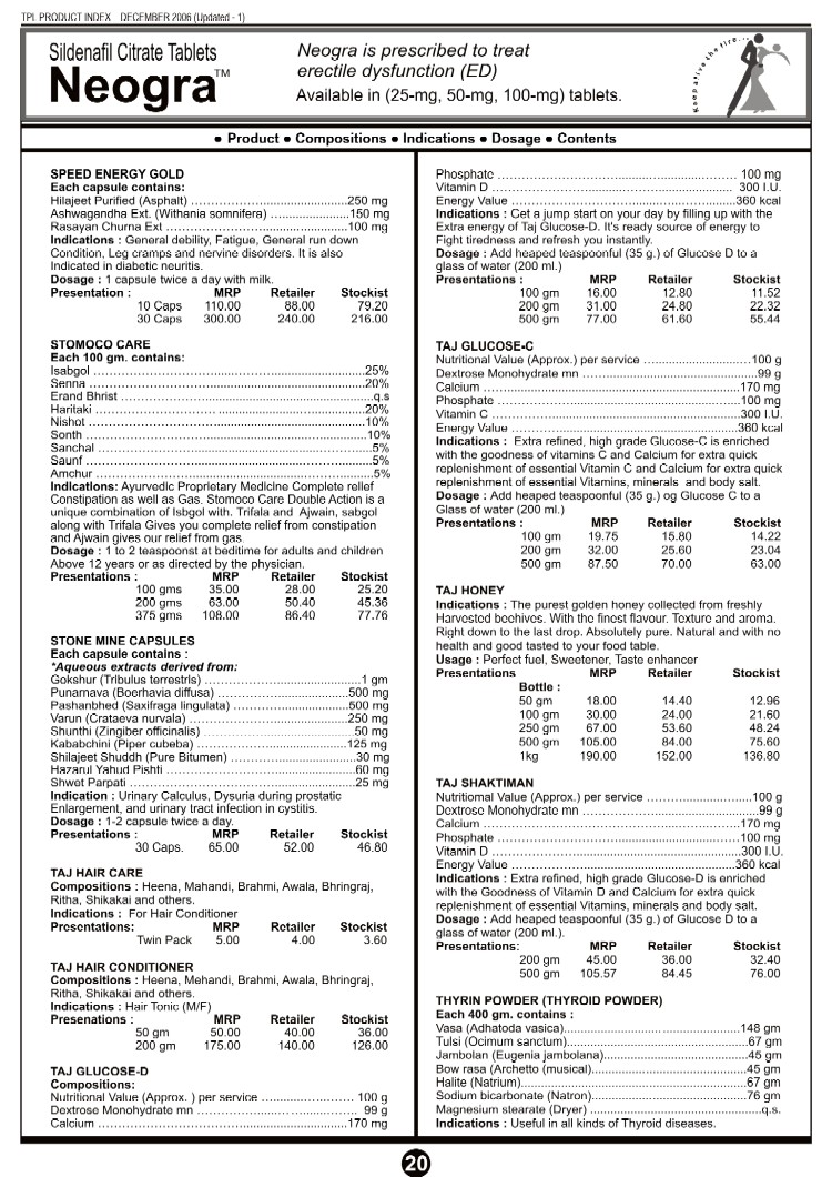 Taj Product Brochure Page 4